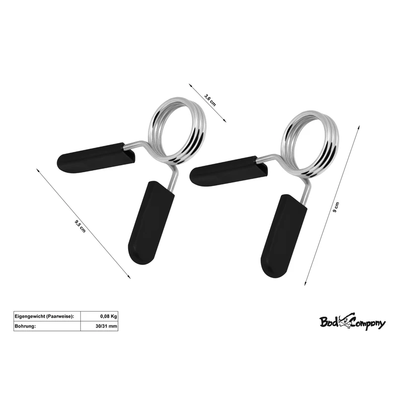 Federverschlüsse Verschlüsse Hantel Hantelstange Curlstange Curl Stange 30/31mm