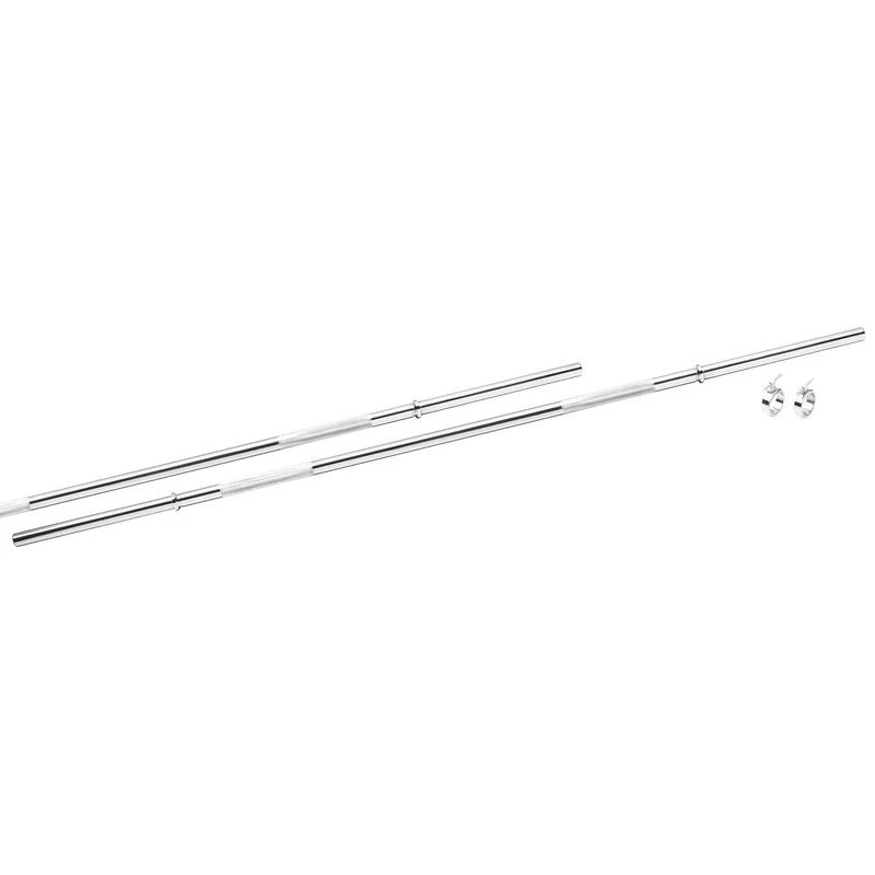 Profi Langhantelstange 152 cm Chrom inkl. Feststellringe