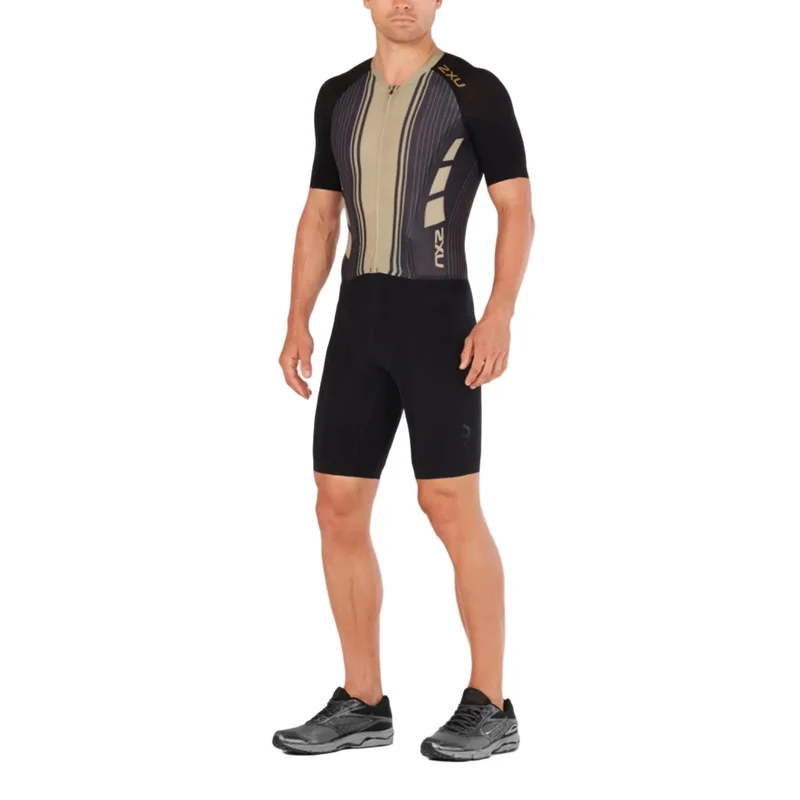 2XU Project X, Trisuit, Herren, schwarz/gold
