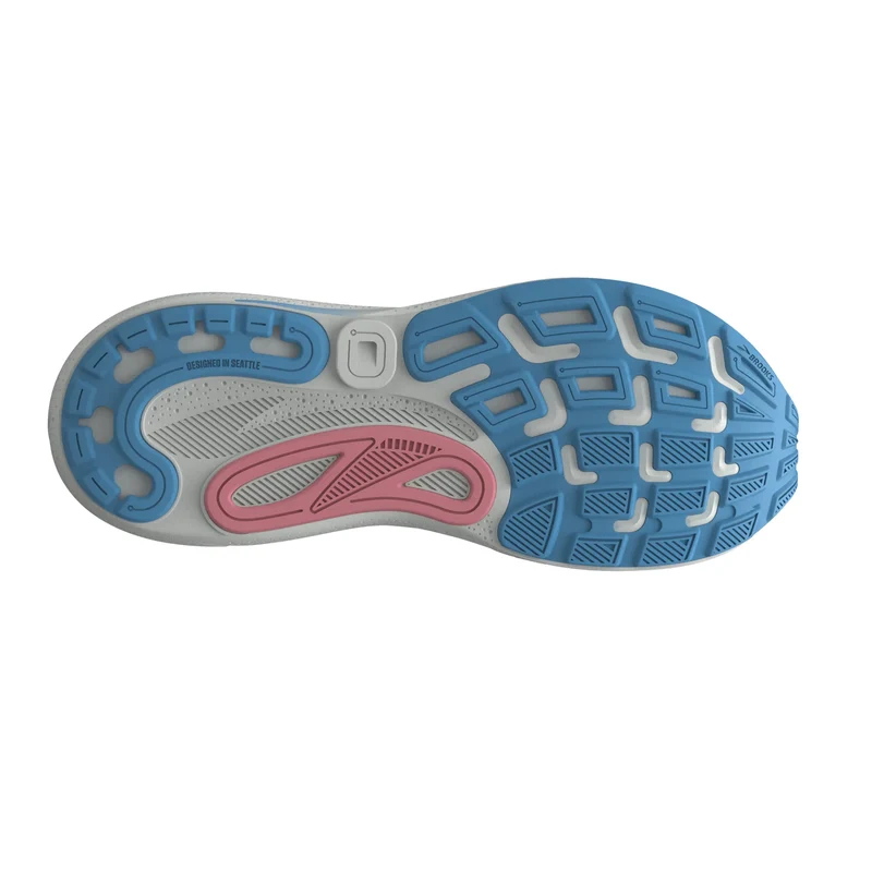 Brooks Adrenaline GTS 24, Laufschuhe, Damen, Bonnie Blue/Grey/Pink