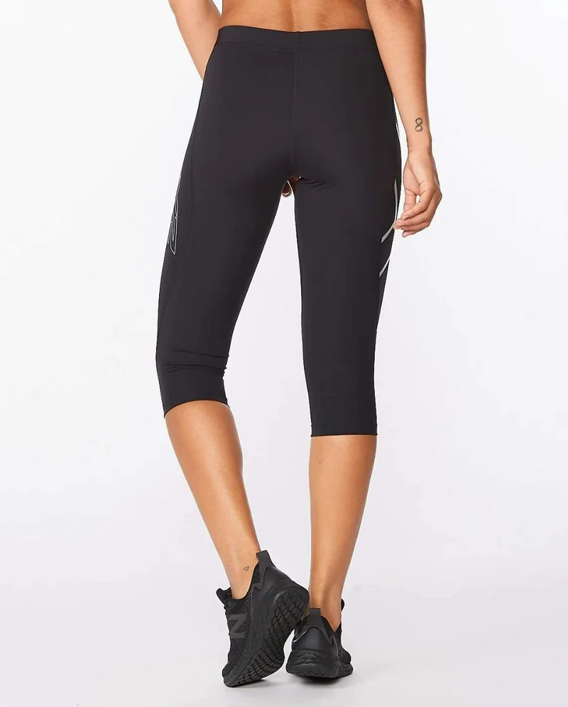 2XU Core Compression 3/4 Tights, Laufhose, Damen, Black/Silver