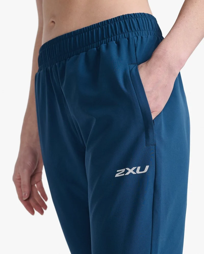 2XU Aero Woven Jogger, Damen, Moonlight/Silver Reflective
