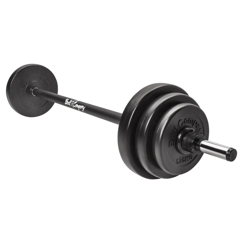 Aerobic Langhantel-Set 19 kg schwarz