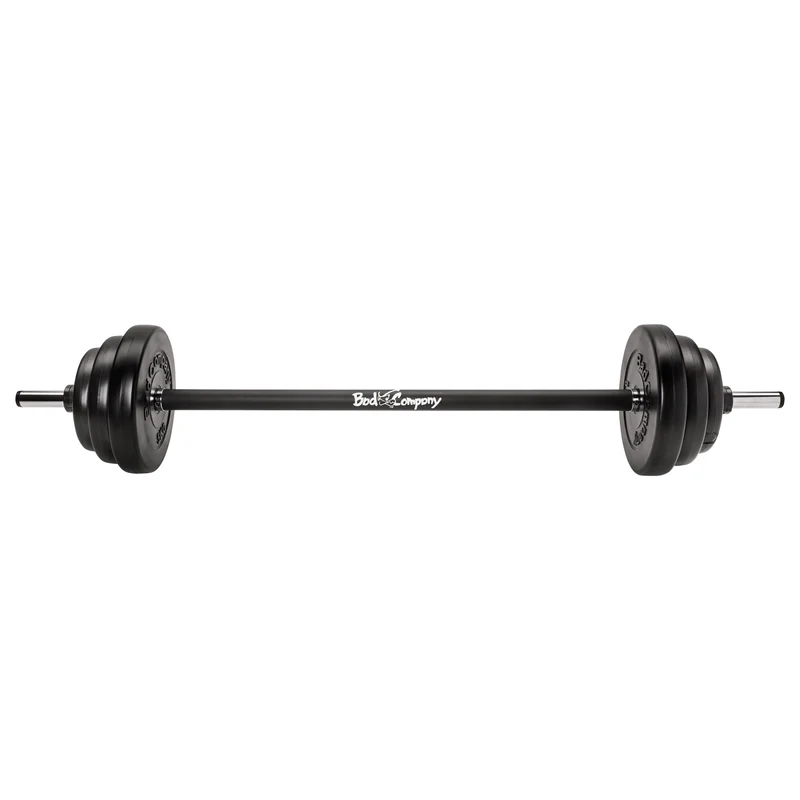 Aerobic Langhantel-Set 19 kg schwarz