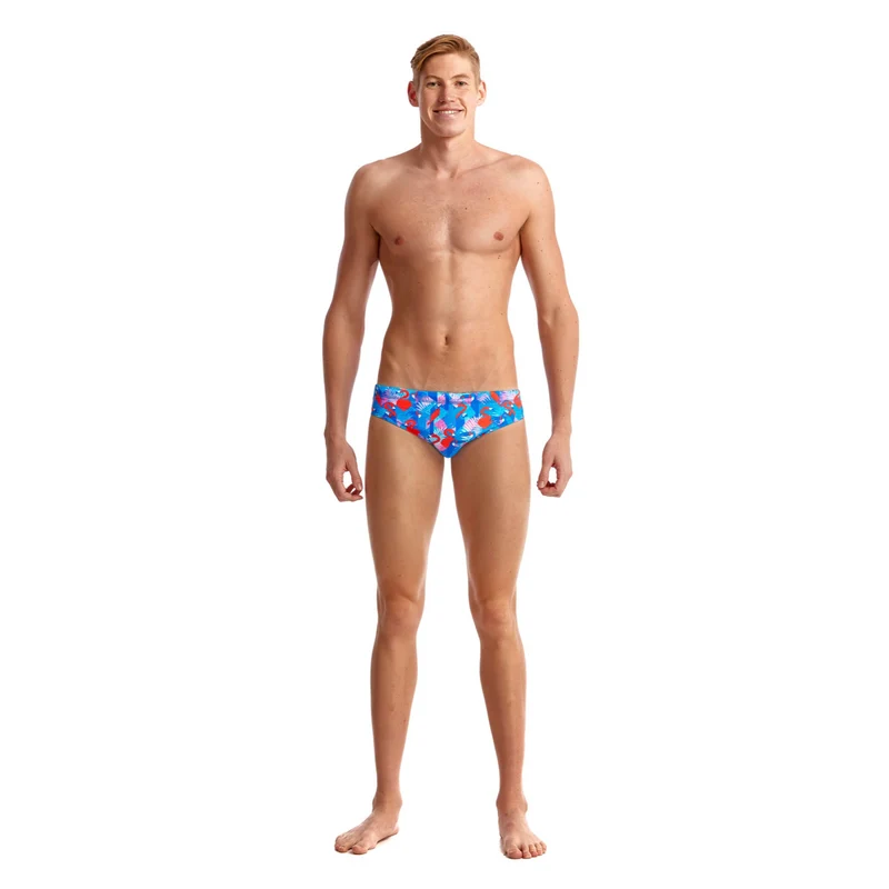 Way Funky Funky Trunks, Classic Briefs Flaming Vegas, Badehose, Herren
