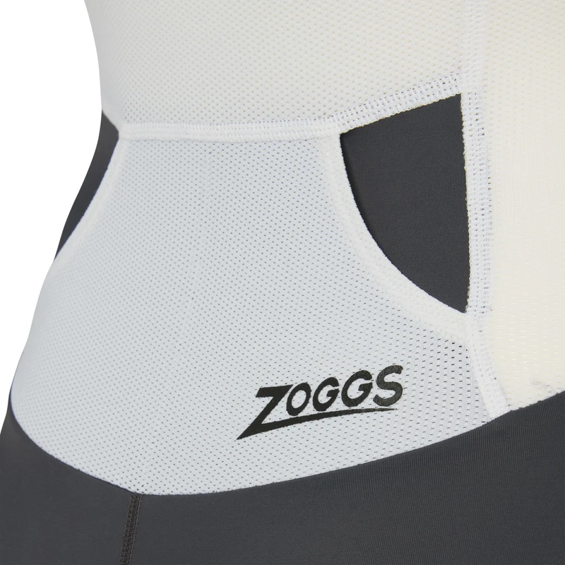 Zoggs Predator Trisuit Pro Lady, Damen, Grey/Turquoise/White