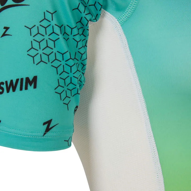 Zoggs Predator Trisuit Pro Lady, Damen, Grey/Turquoise/White
