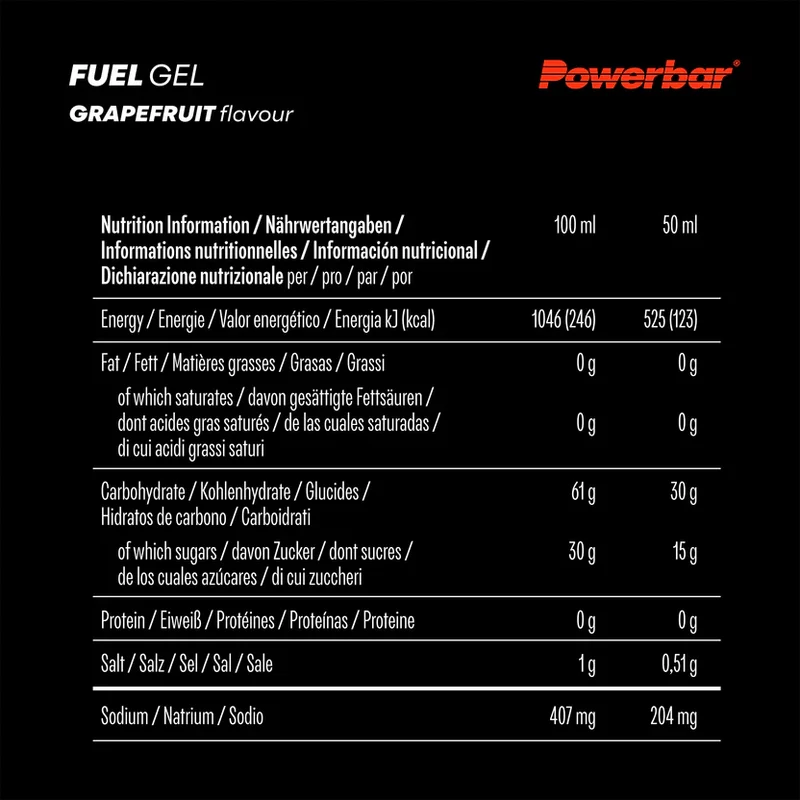 Powerbar Fuel Gel 30, Grapefruit, 50ml