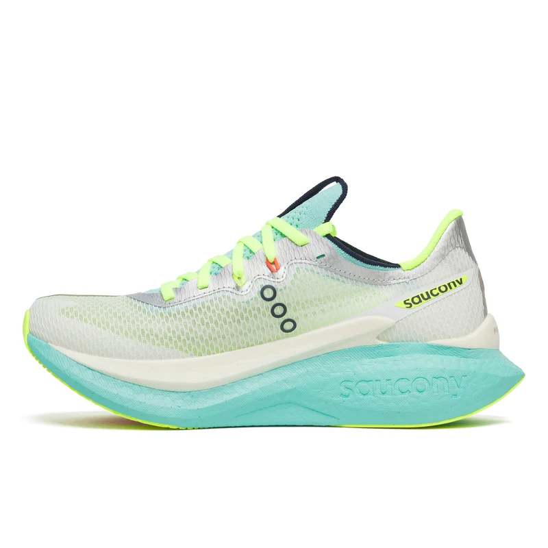 Saucony Endorphin Pro 5, Laufschuh, Damen, White/Splash
