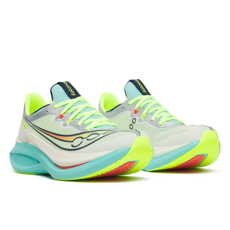 Saucony Endorphin Pro 5, Laufschuh, Damen, White/Splash