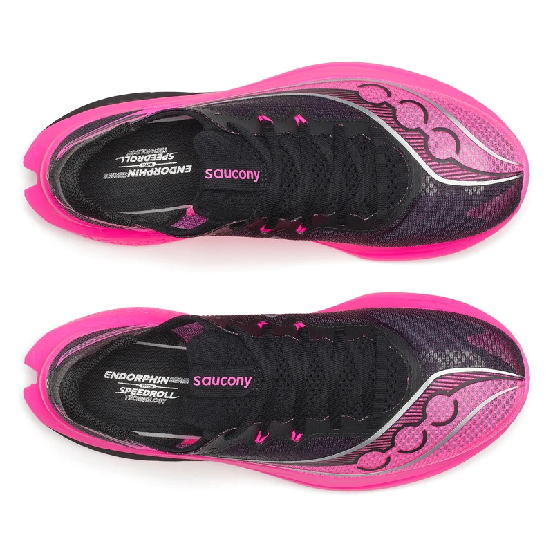 Saucony Endorphin Pro 5, Laufschuh, Herren, Black/Shock
