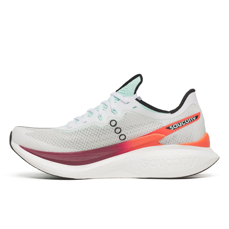 Saucony Endorphin Pro 5, Laufschuh, Herren, White/Crimson
