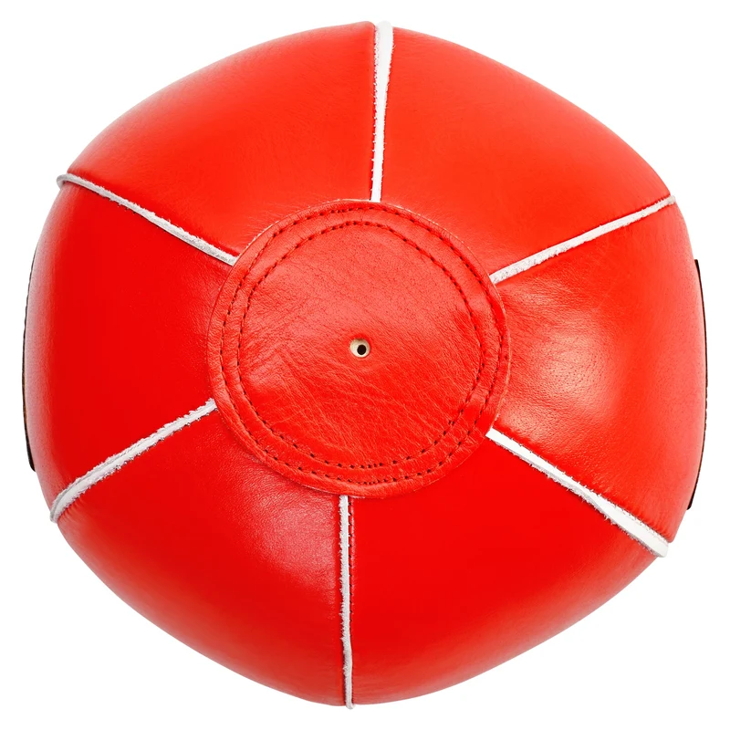 Boxbirne aus Echt-Leder medium red