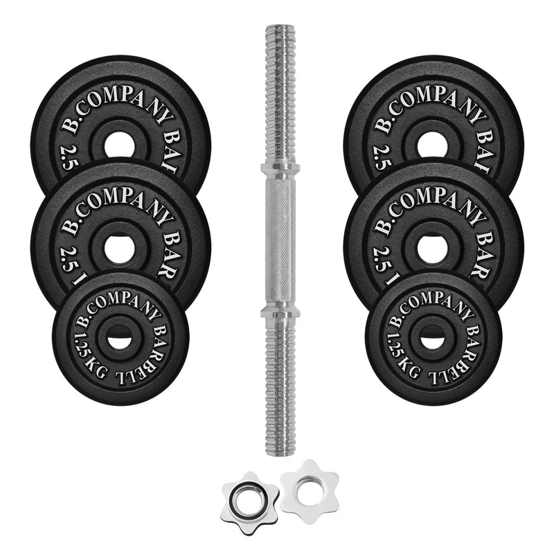 Guss Kurzhantel-Set 15Kg Hantelscheiben Hantelset Hanteln