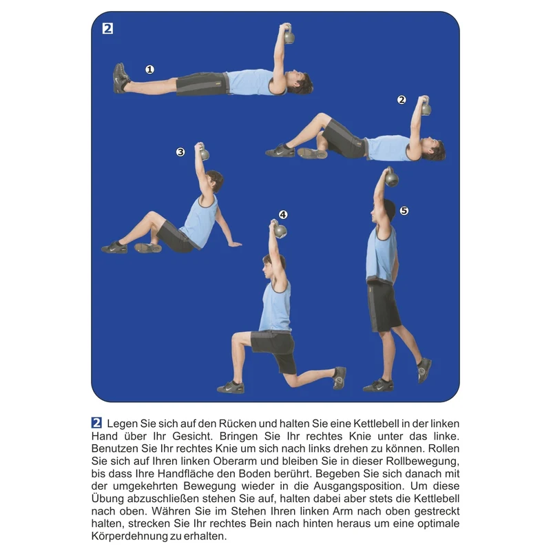 Kettlebell aus Kunststoff 10 kg