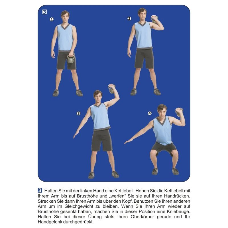 Kettlebell aus Kunststoff 8 kg