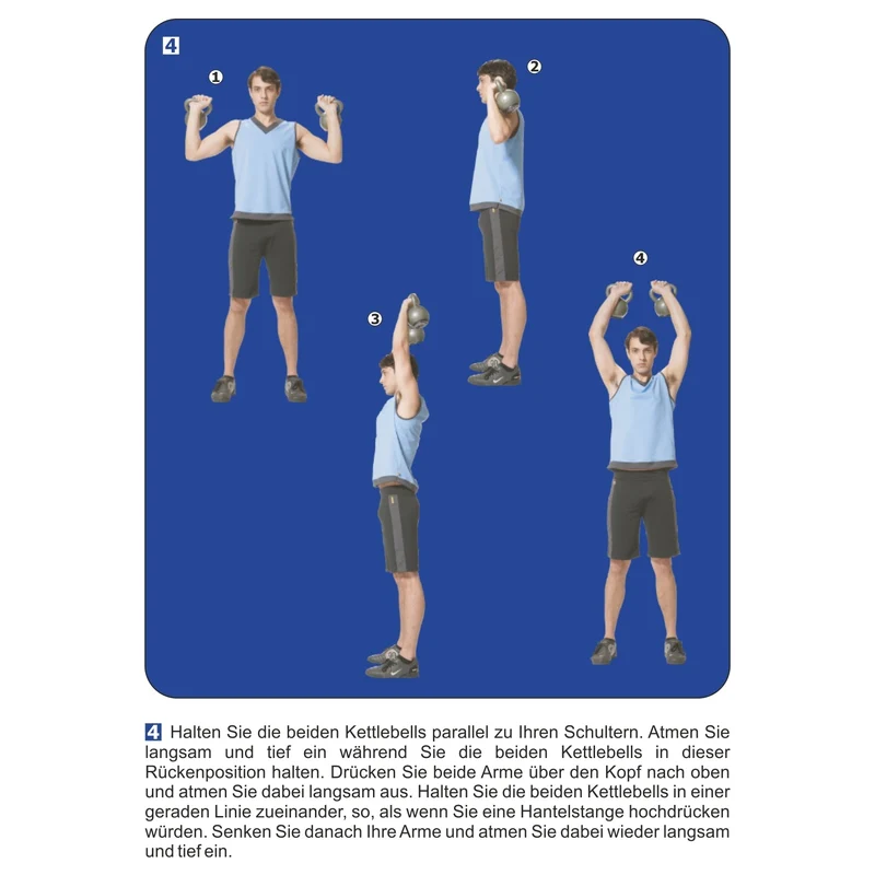 Kettlebell aus Kunststoff 8 kg