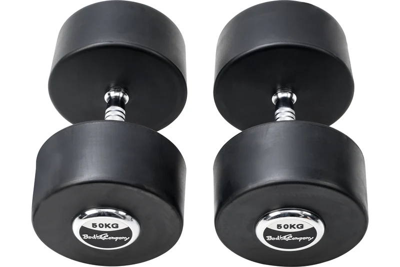 Deluxe 100 Kg (2x50,0) Hanteln Gewichte Rundhanteln Hantel Set Kurzhanteln