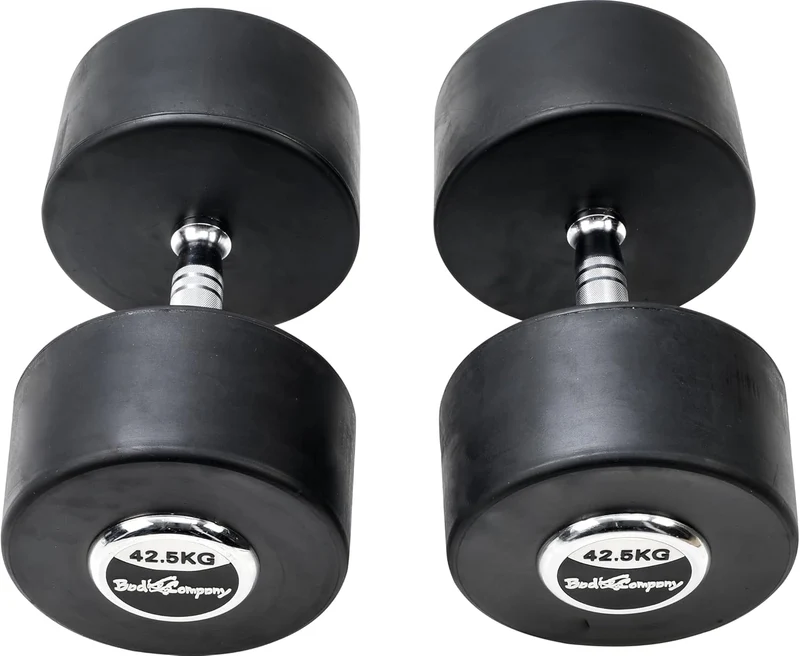 Deluxe 85 Kg (2x42,5) Hanteln Gewichte Rundhanteln Hantel Set Kurzhanteln