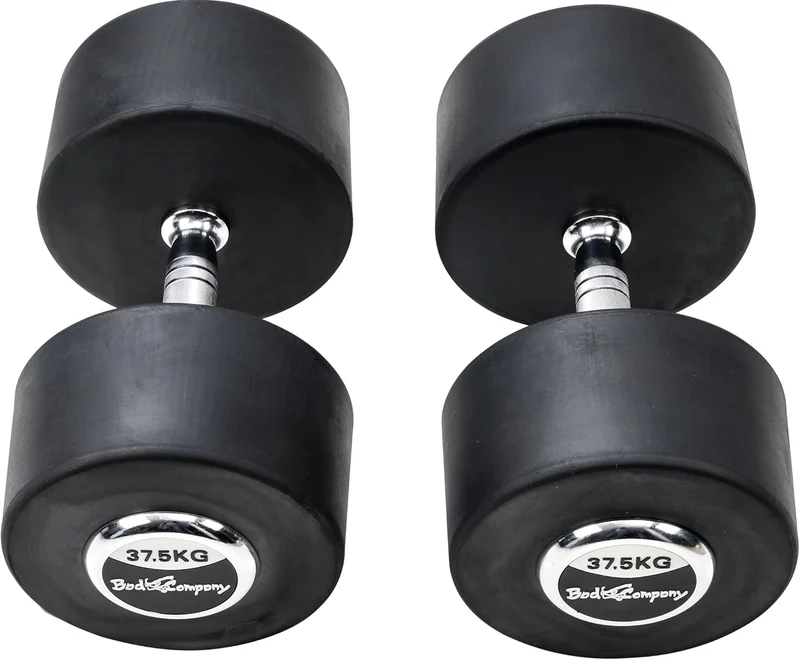 Deluxe 75 Kg (2x37,5) Hanteln Gewichte Rundhanteln Hantel Set Kurzhanteln