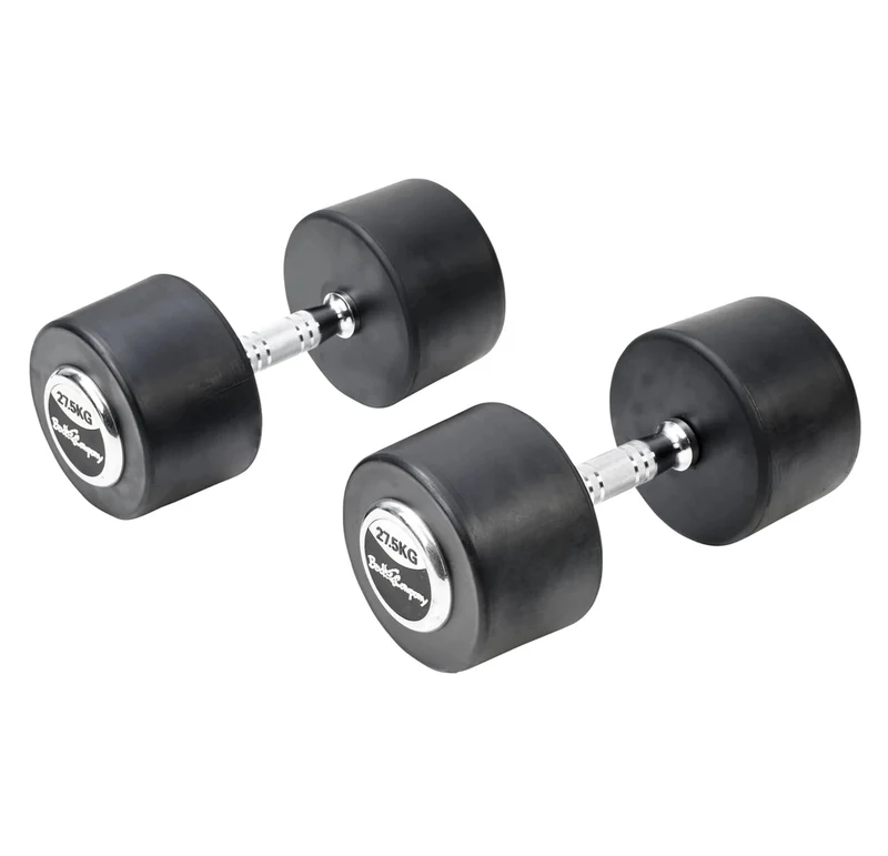 Deluxe 55 Kg (2x27,5) Hanteln Gewichte Rundhanteln Hantel Set Kurzhanteln