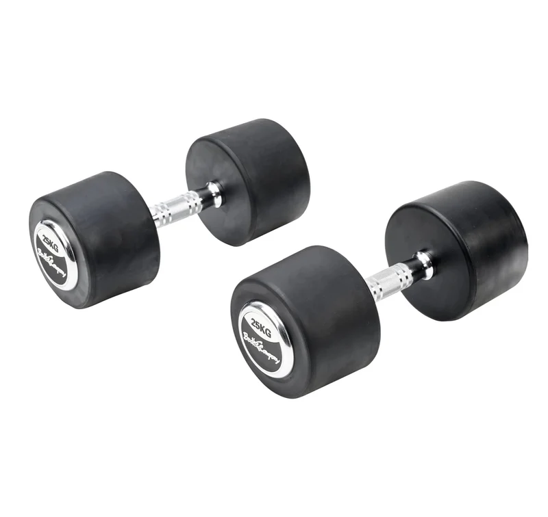 Deluxe 50 Kg (2x25,0) Hanteln Gewichte Rundhanteln Hantel Set Kurzhanteln