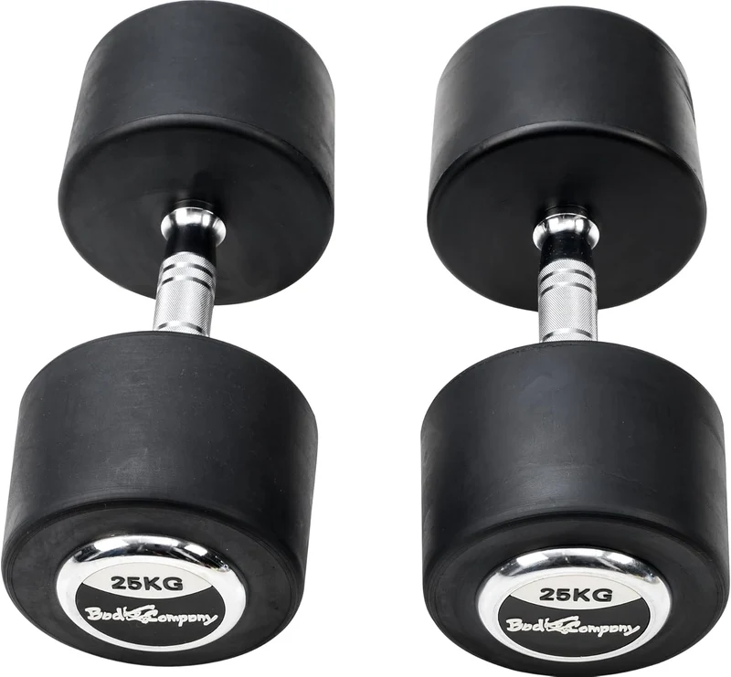 Deluxe 50 Kg (2x25,0) Hanteln Gewichte Rundhanteln Hantel Set Kurzhanteln