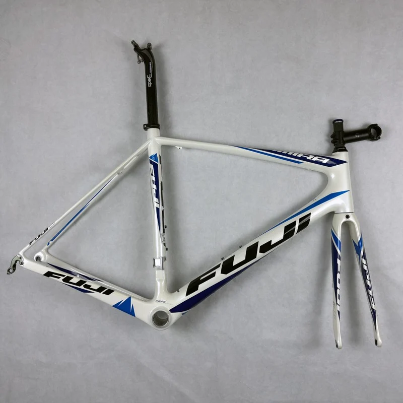 Fuji ALTAMIRA 2.1, Fahrradrahmen, elektronisch, weiß/blau