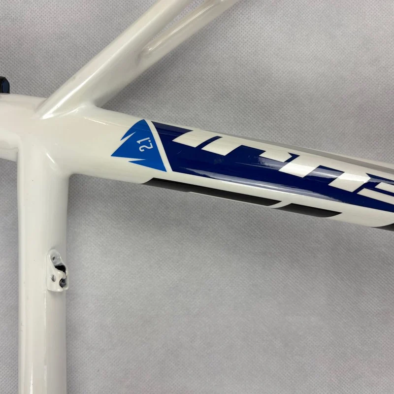 Fuji ALTAMIRA 2.1, Fahrradrahmen, elektronisch, weiß/blau