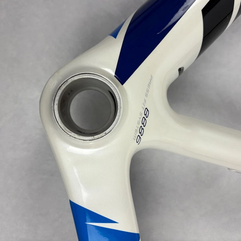 Fuji ALTAMIRA 2.1, Fahrradrahmen, elektronisch, weiß/blau