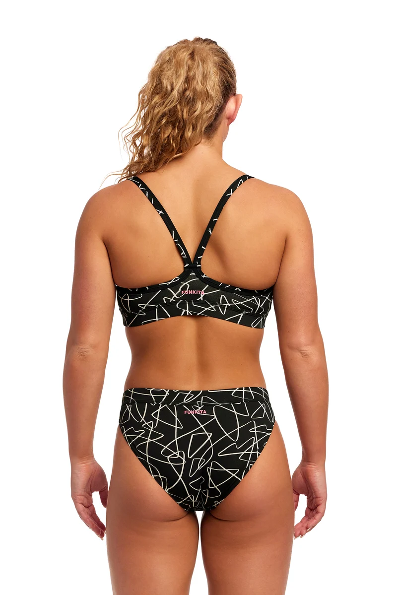 Way Funky Funkita, Sports Top Texta Mess, Bikinioberteil, Damen