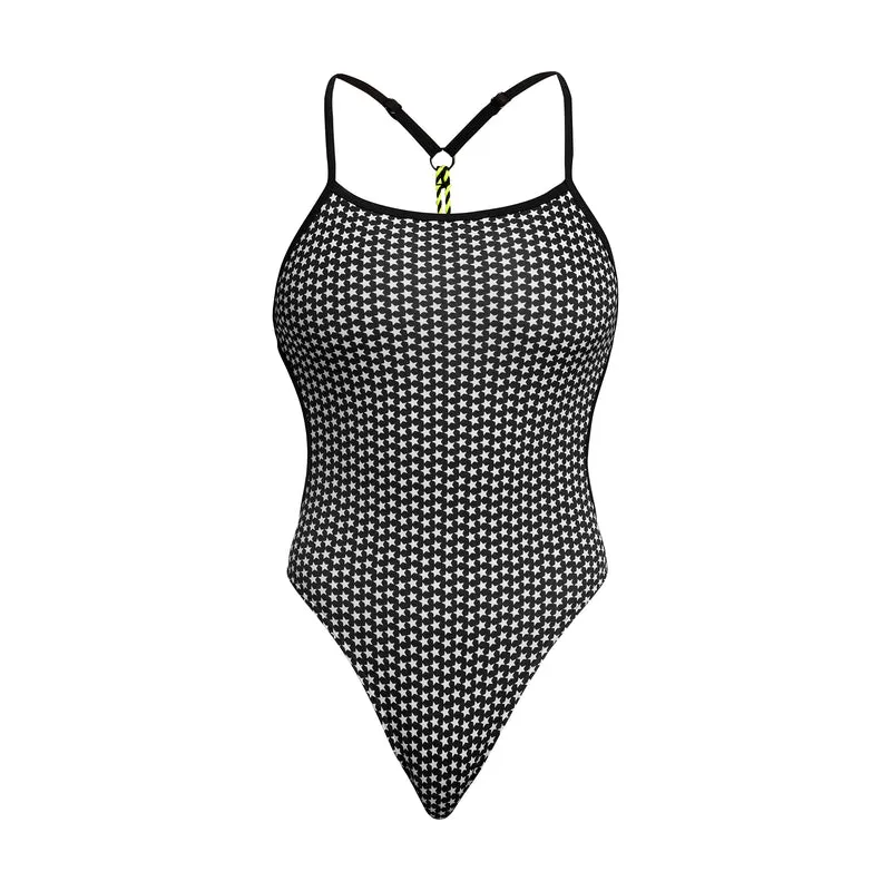 Way Funky Funkita Twisted One Piece Star Studded, Badeanzug, Damen