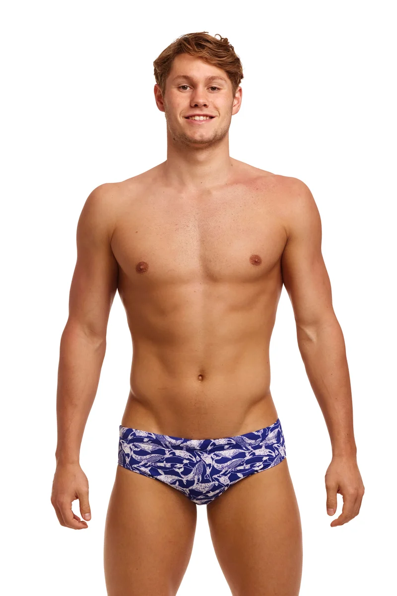 Way Funky Funky Trunks, Classic Briefs Beached Bro, Badehose, Herren