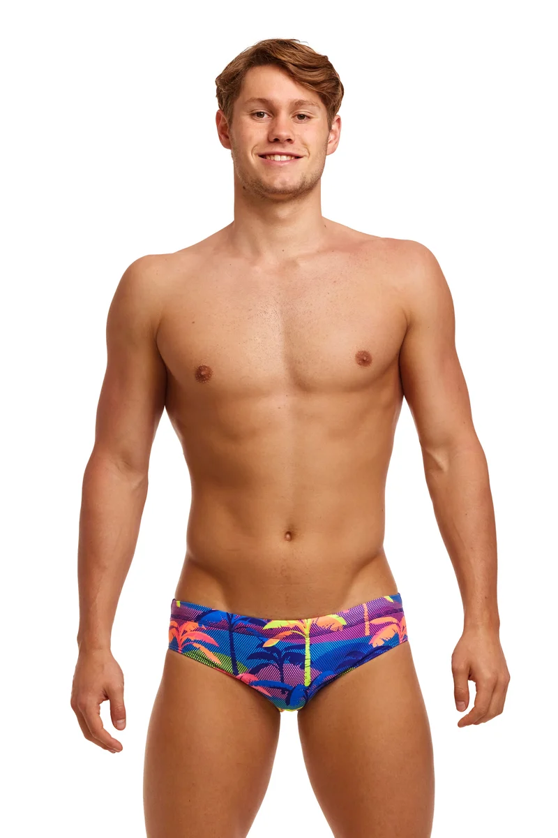 Way Funky Funky Trunks, Classic Briefs Palm A Lot, Badehose, Herren