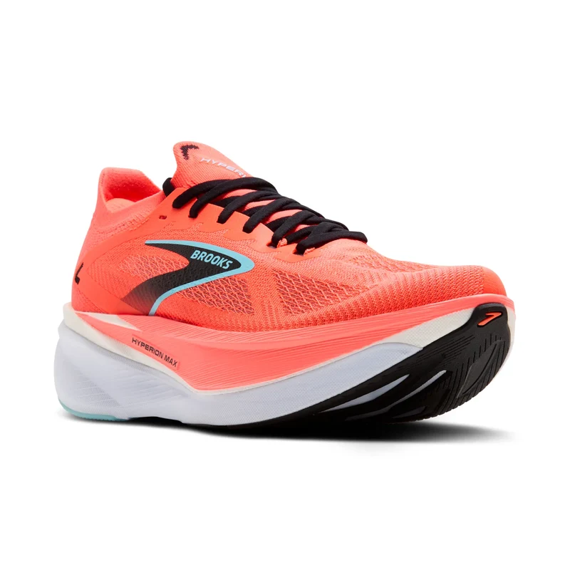 Brooks Hyperion Max 3, Laufschuhe, Herren, Fiery Coral/Black/Atomizer