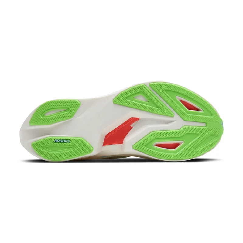 Brooks Hyperion Max 3, Laufschuhe, Damen, Coconut/Green Gecko/Pink Clay