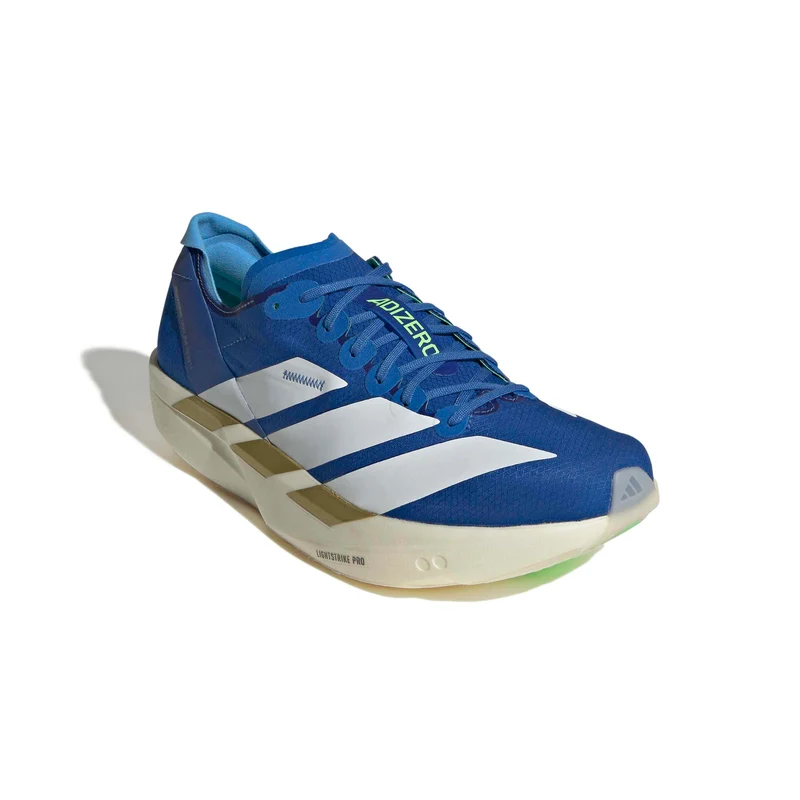 Adidas ADIZERO TAKUMI SEN 11, Laufschuh, Herren, Blue/White/Lime Burst