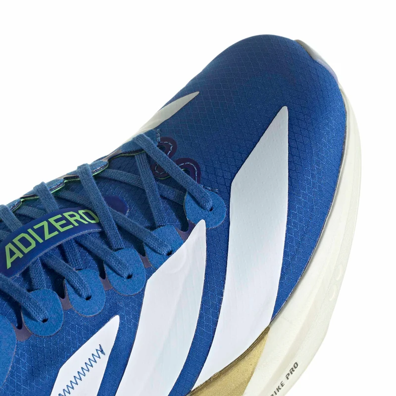 Adidas ADIZERO TAKUMI SEN 11, Laufschuh, Herren, Blue/White/Lime Burst