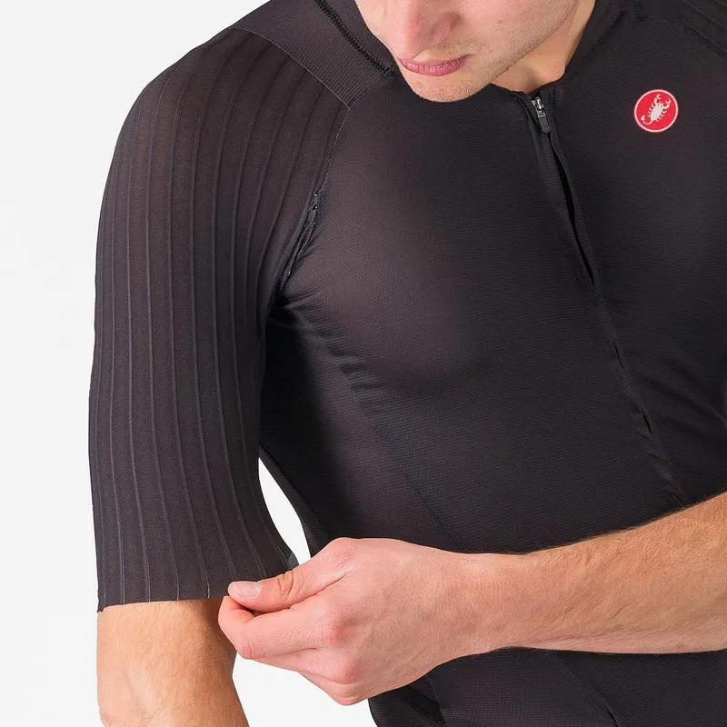 Castelli Free Sanremo 3 Short Sleeve Trisuit, Herren, Black