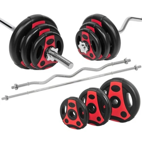K-Grip. 50,5 Kg Langhantel SZ-Hantel Set Hanteln Gewicht