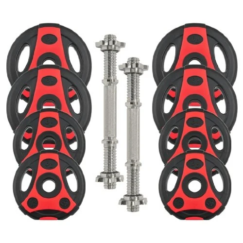 K-Grip. 20 Kg (2x10) Hanteln Kurzhantel Set Gewichte