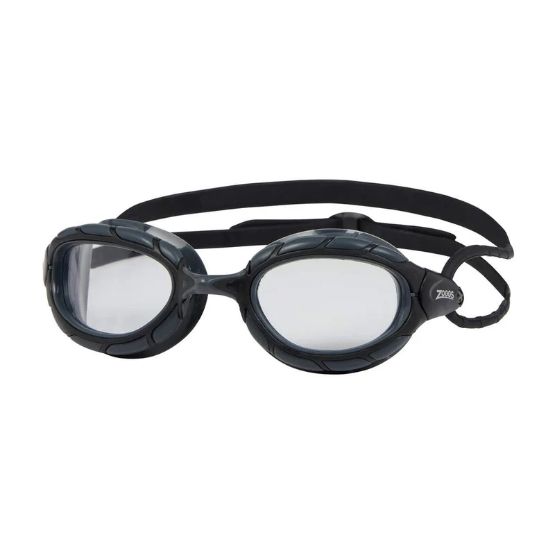 Zoggs Predator, Schwimmbrille, Black/Black/Clear