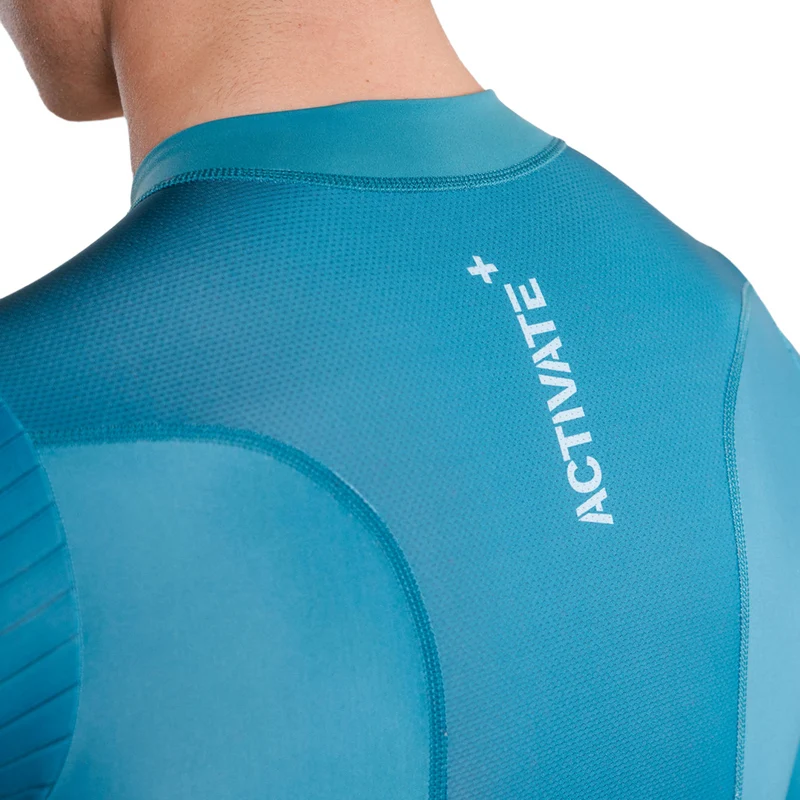Zone3 Men's Activate Plus Short Sleeve Trisuit, Teal