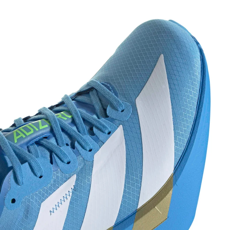 Adidas ADIZERO ADIOS Pro 4, Laufschuh, Damen, White/White/Lime Burst