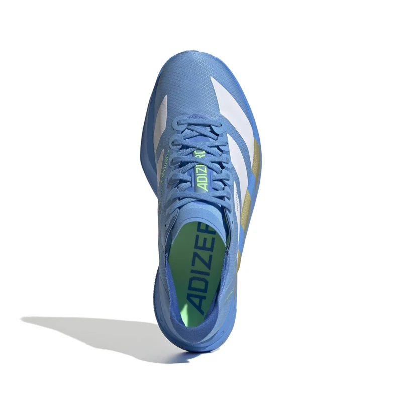 Adidas ADIZERO ADIOS Pro 4, Laufschuh, Damen, White/White/Lime Burst