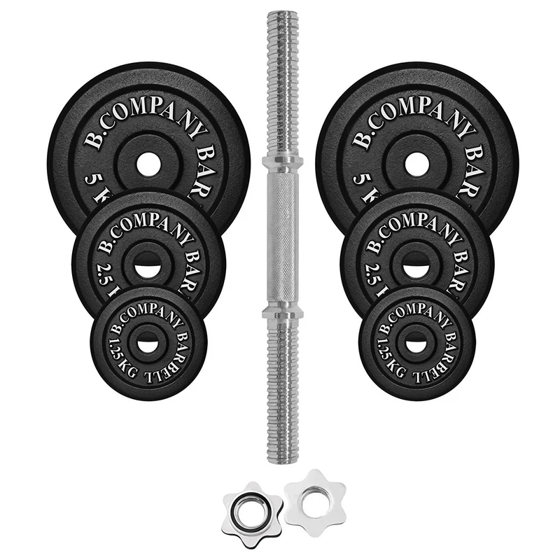 Guss Kurzhantel-Set 20Kg Hantelscheiben Hantelset Hanteln
