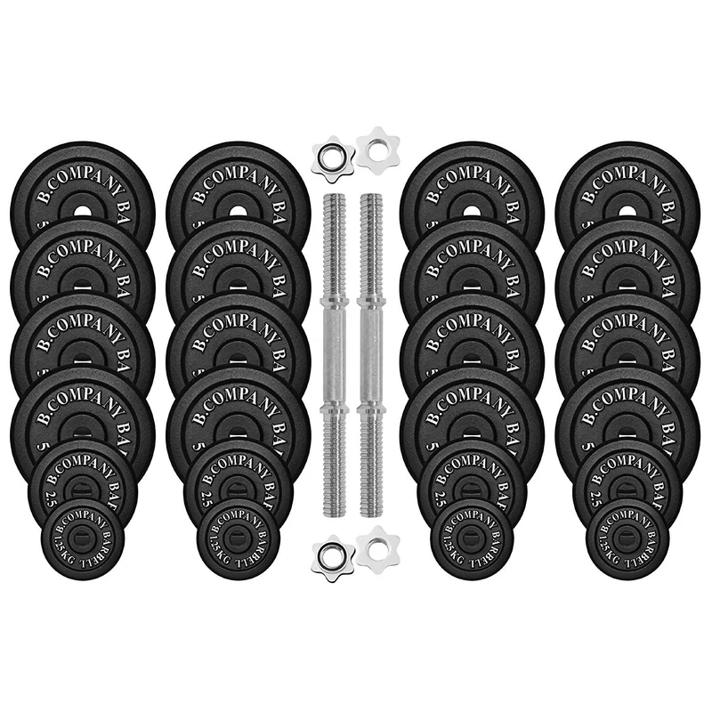 Guss Kurzhantel-Set 100Kg (2x50) Hantelscheiben Hantelset
