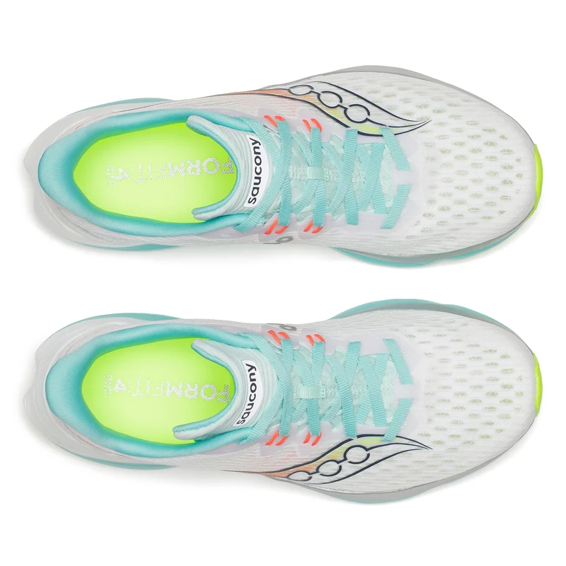 Saucony Kinvara 16, Laufschuh, Damen, White/Aqua