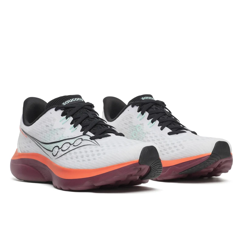 Saucony Kinvara 16, Laufschuh, Herren, White/Crimson