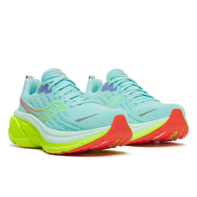 Saucony Hurricane 25, Laufschuh, Damen, Aqua/Citron